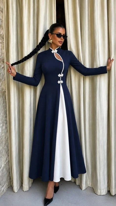 Long-Sleeve Women’s Dress — 4688