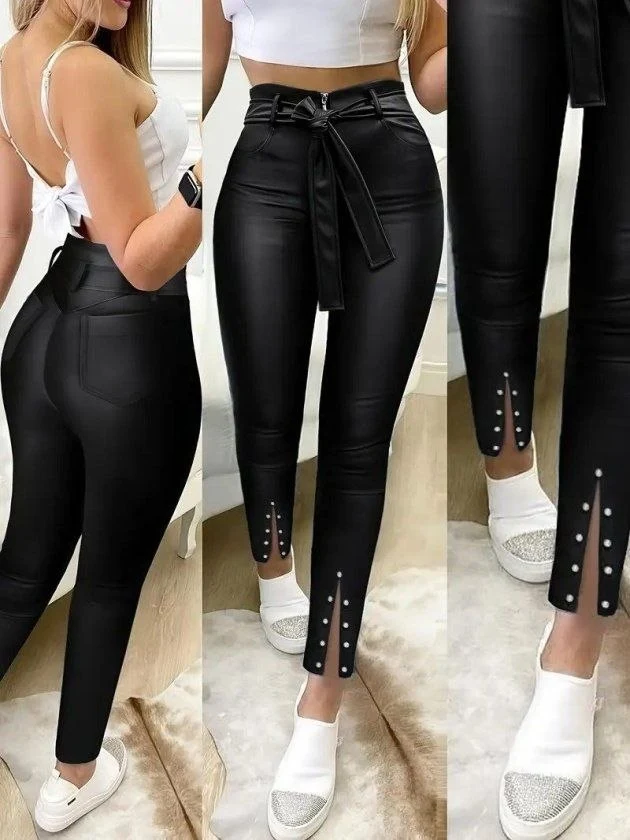 Pearl Detail Women’s Trousers — 62051