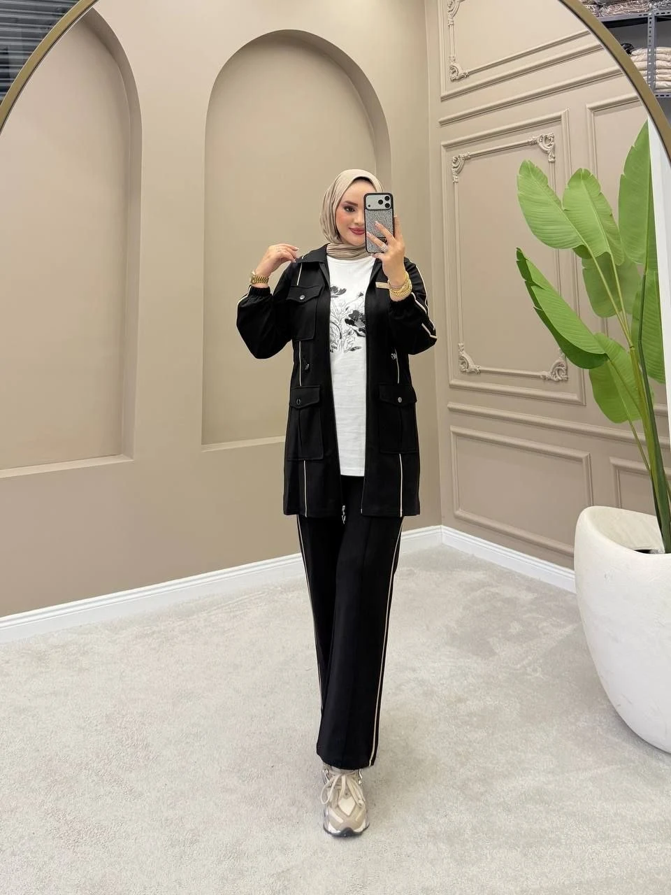 طقم متناسق نسائي من 3 قطع — A-173
