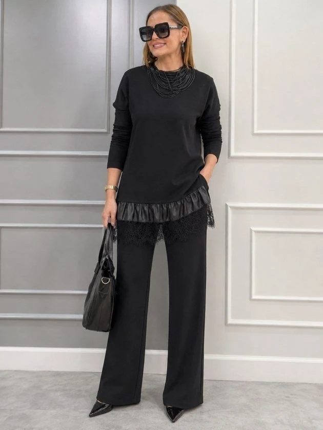 Long-Sleeve Women’s Matching Set — 12114