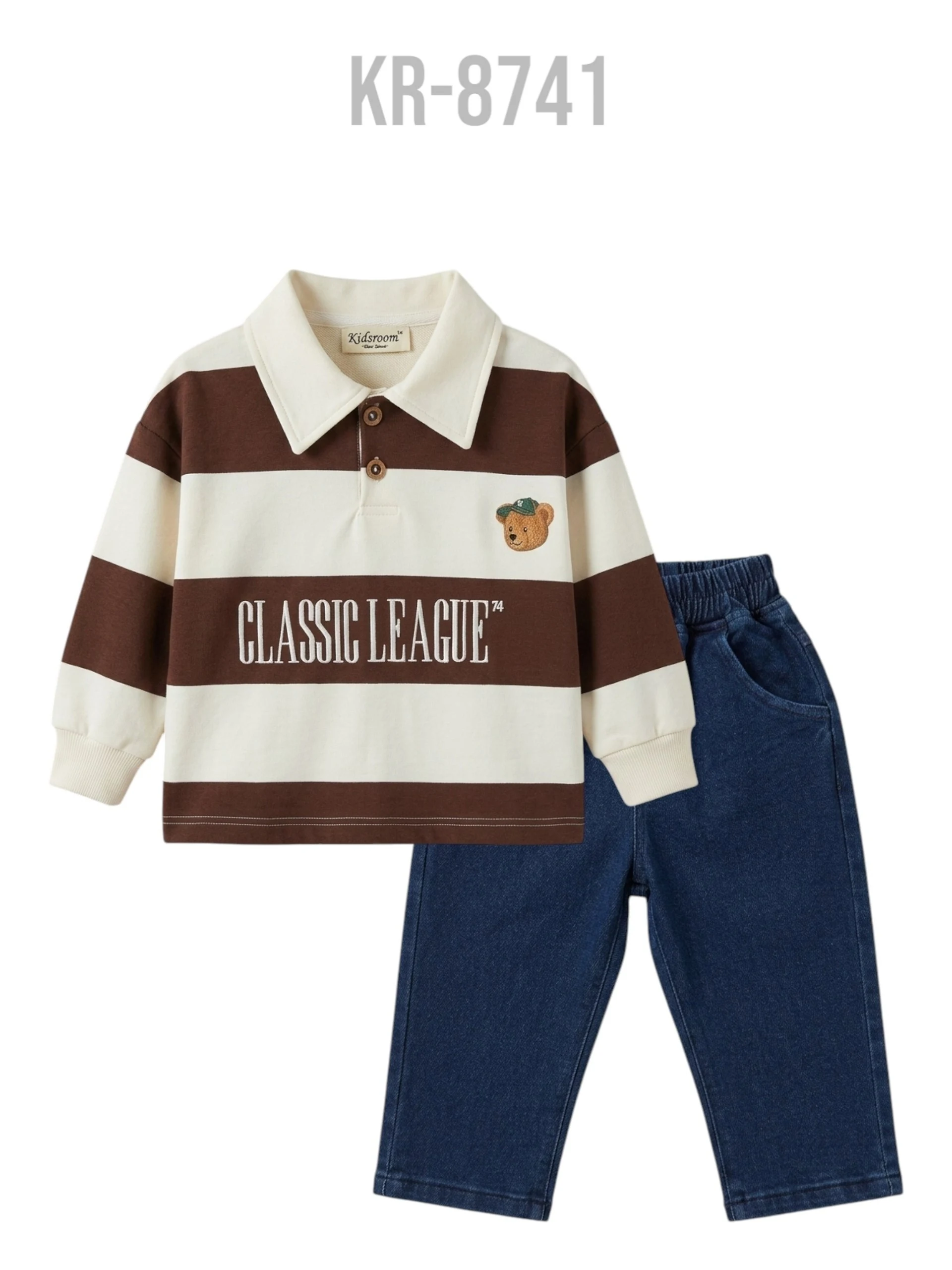 Relaxed cut Children’s Matching Set — 8741