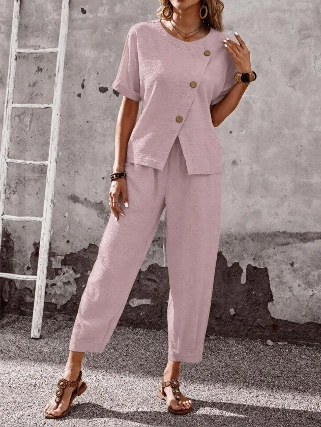 Short-Sleeve Women’s Matching Set — 87283