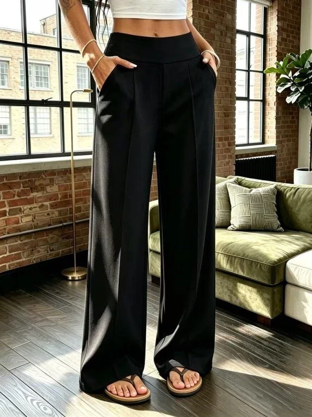 High-waist Women’s Trousers — 72526