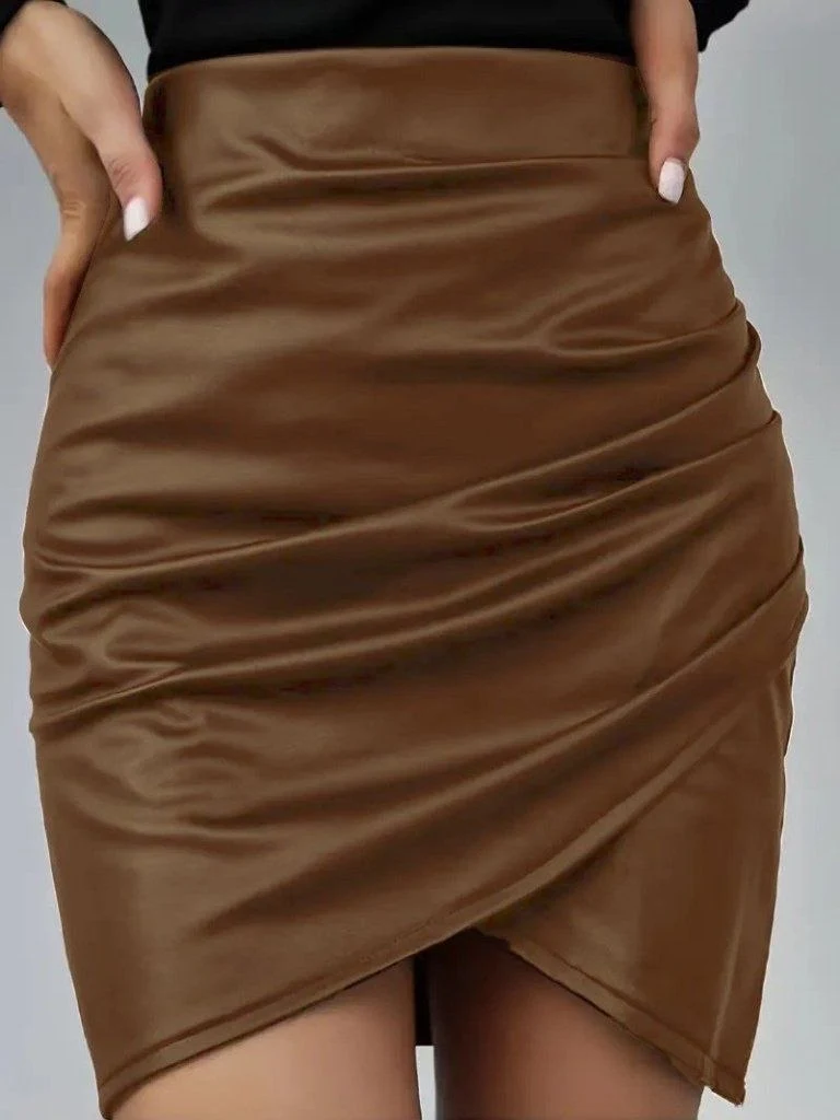 Zip Detail Women’s Skirt — 76236
