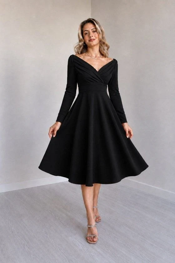 Long-Sleeve Women’s Dress — 28008