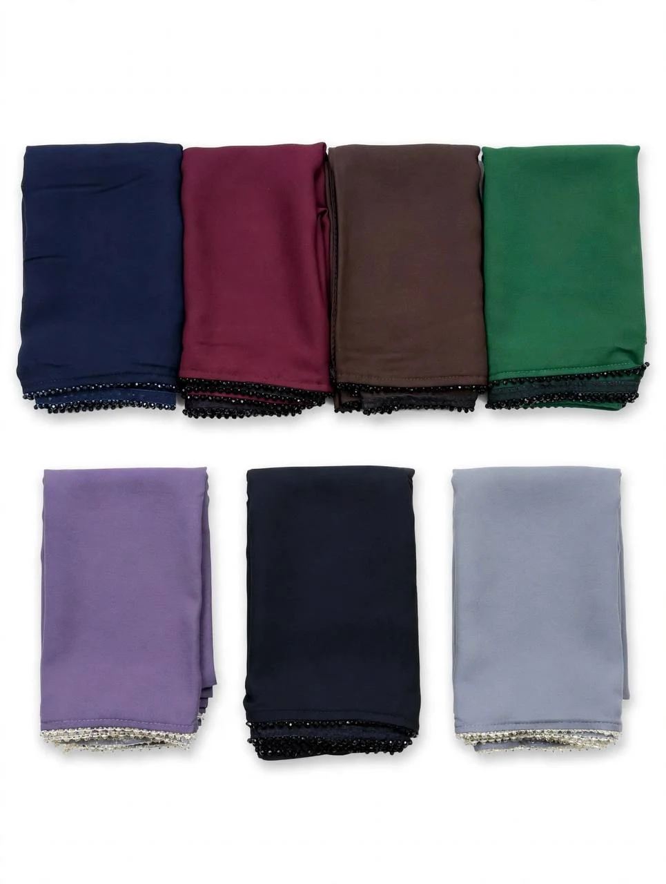 Decorative stone Detail Scarf — F28192
