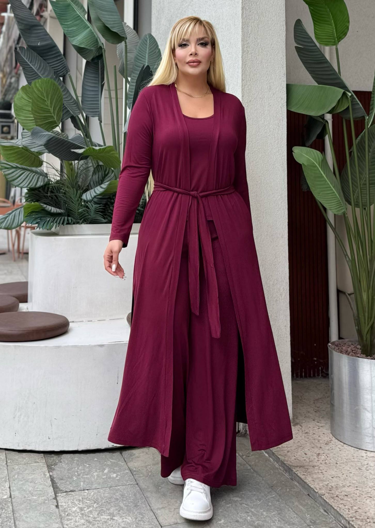 Plus Size Three Piece Viscose Set — 4 Piece Wholesale Pack