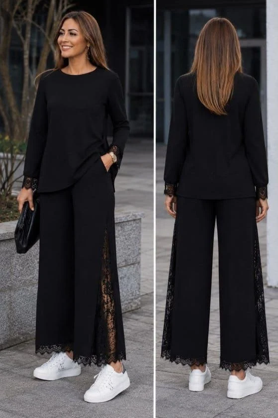 Long-Sleeve Women’s Matching Set — 62634