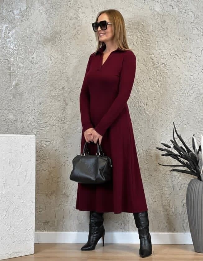 Long-Sleeve Women’s Dress — 61680