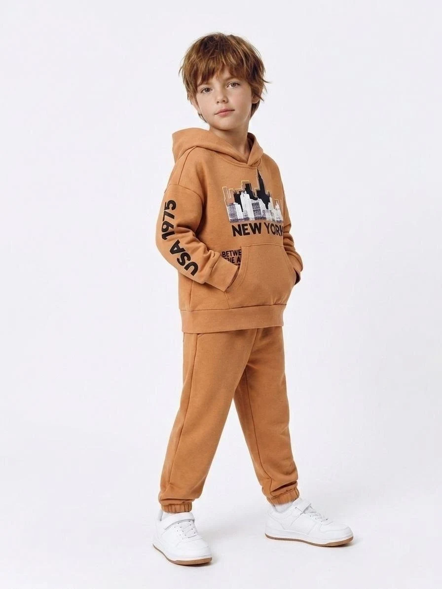 Hooded Children’s Matching Set — 8011