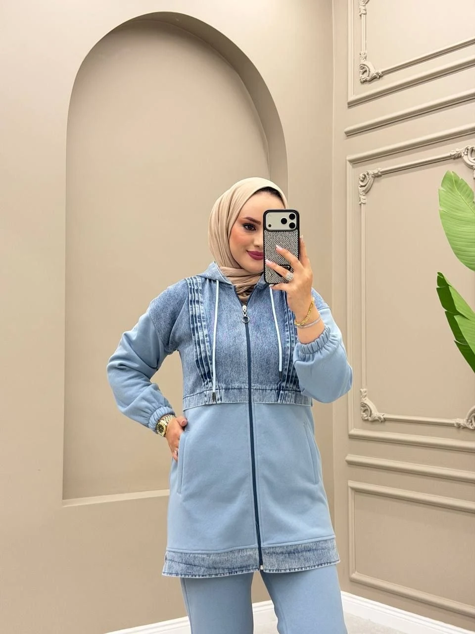 طقم متناسق نسائي من 2 قطع — A-175