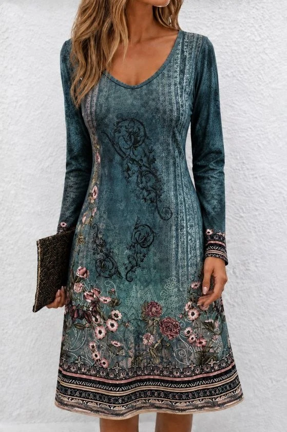 Long-Sleeve Women’s Dress — 62709