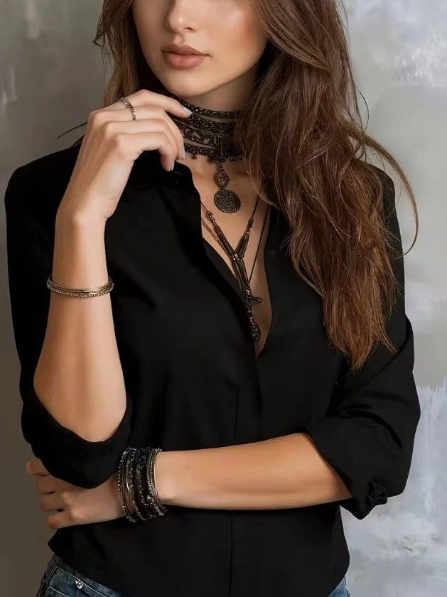 Long-Sleeve Women’s Shirt — 4691