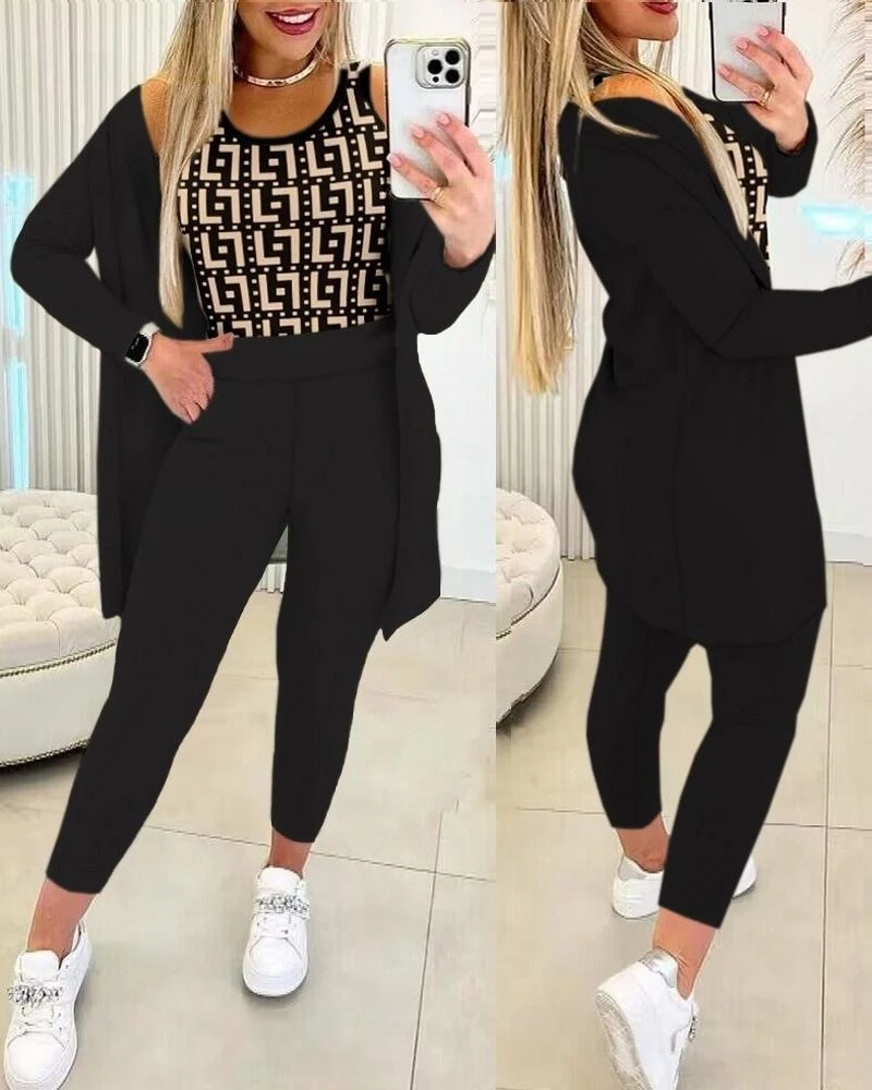 Long-Sleeve Women’s Matching Set — 55045