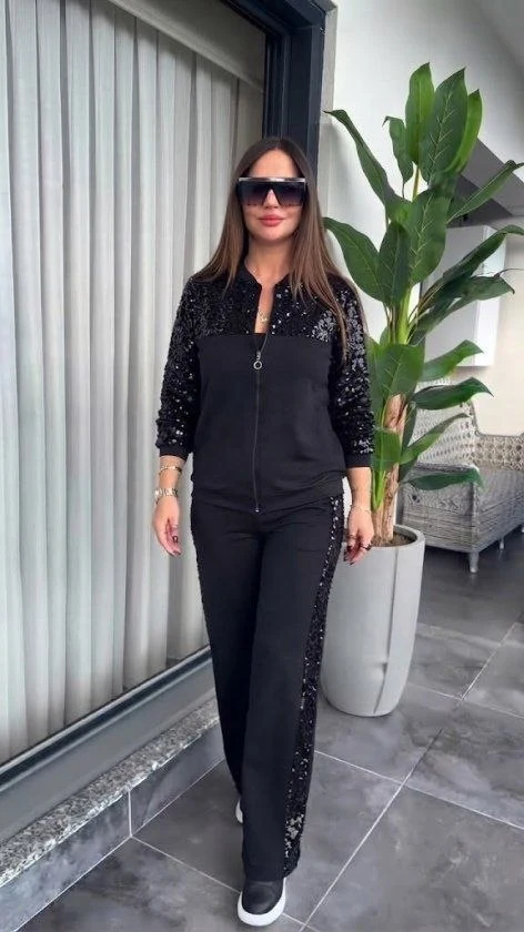 Long-Sleeve Women’s Matching Set — 98104