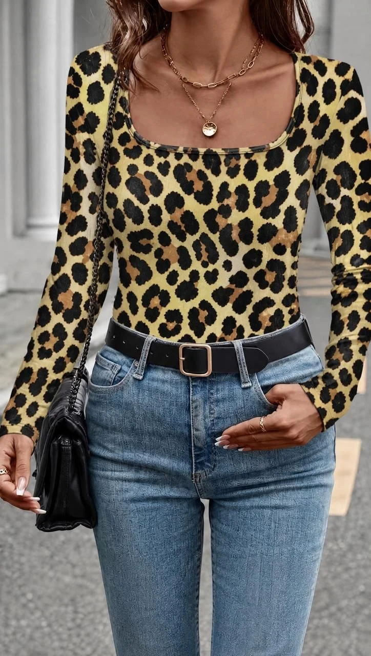 Long-Sleeve Scuba Top — 5002