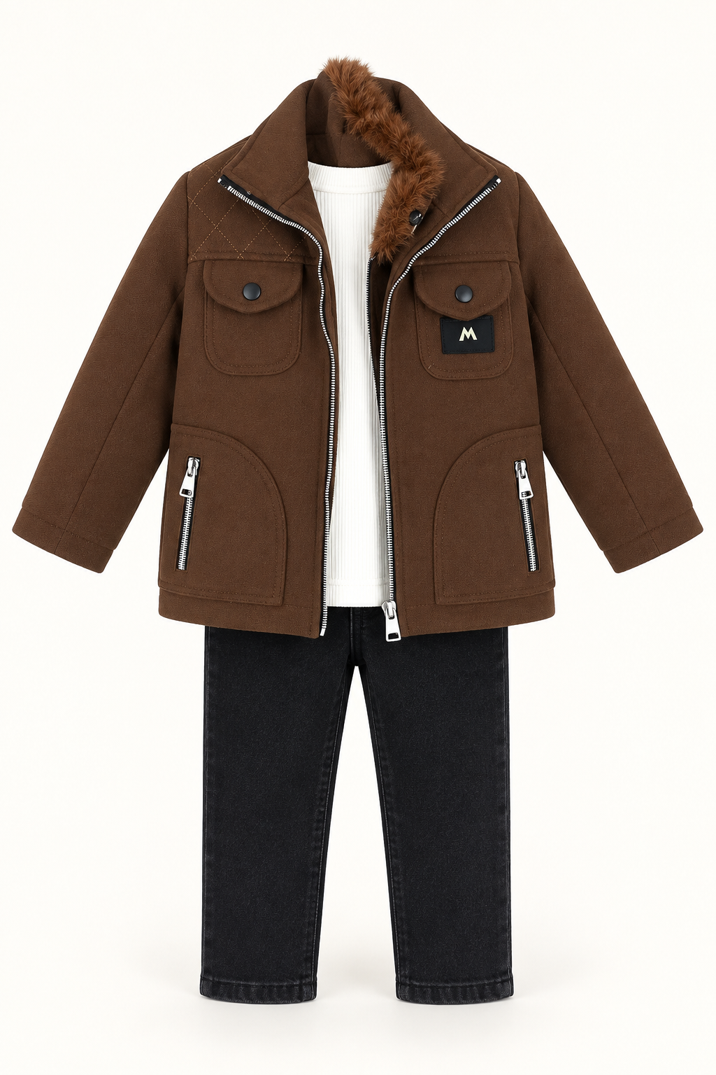 بني كونياك / Cognac brown / Konyak kahverengi — AI-generated styling