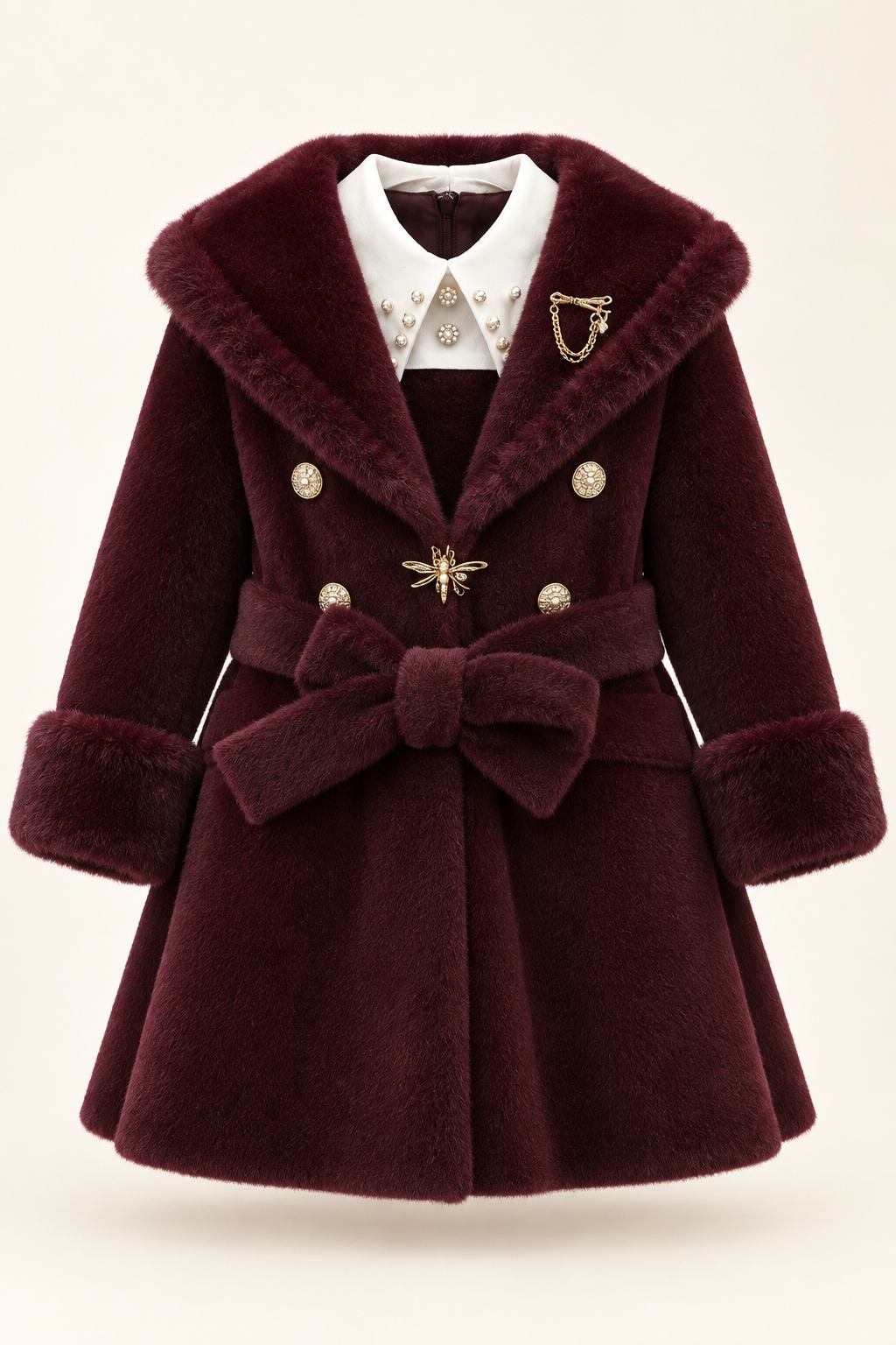 عنابي / Deep burgundy / Bordo — AI-generated styling