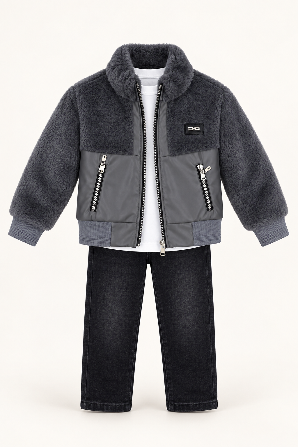 رمادي فحمي / Charcoal / Antrasit — AI-generated styling