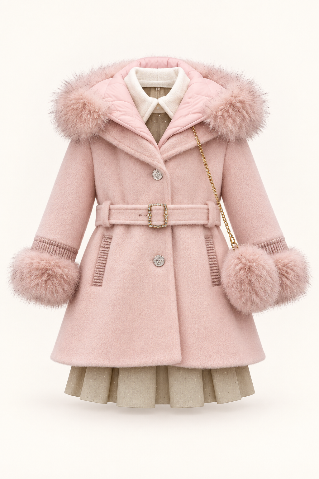 وردي فاتح / Light pink / Açık pembe — AI-generated styling