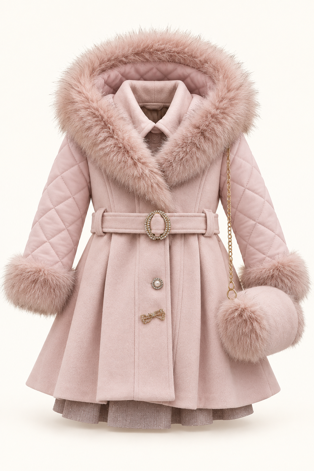 وردي فاتح / Light pink / Açık pembe — AI-generated styling