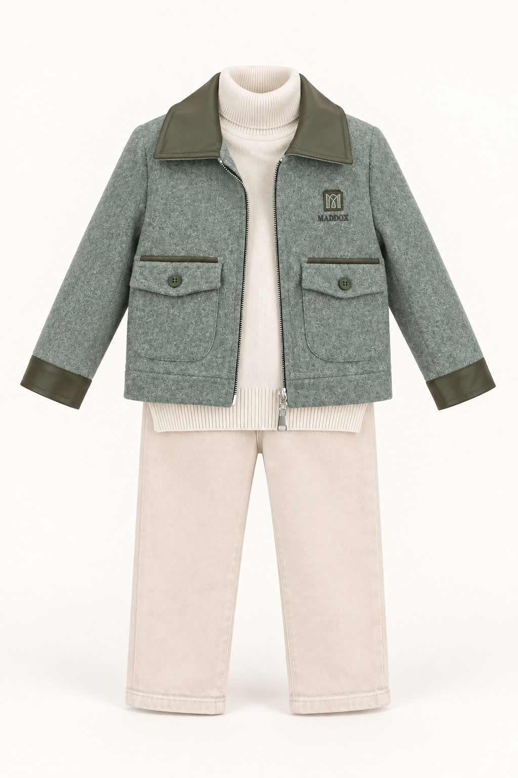 أخضر مريمي / Sage green / Adaçayı yeşili — AI-generated styling