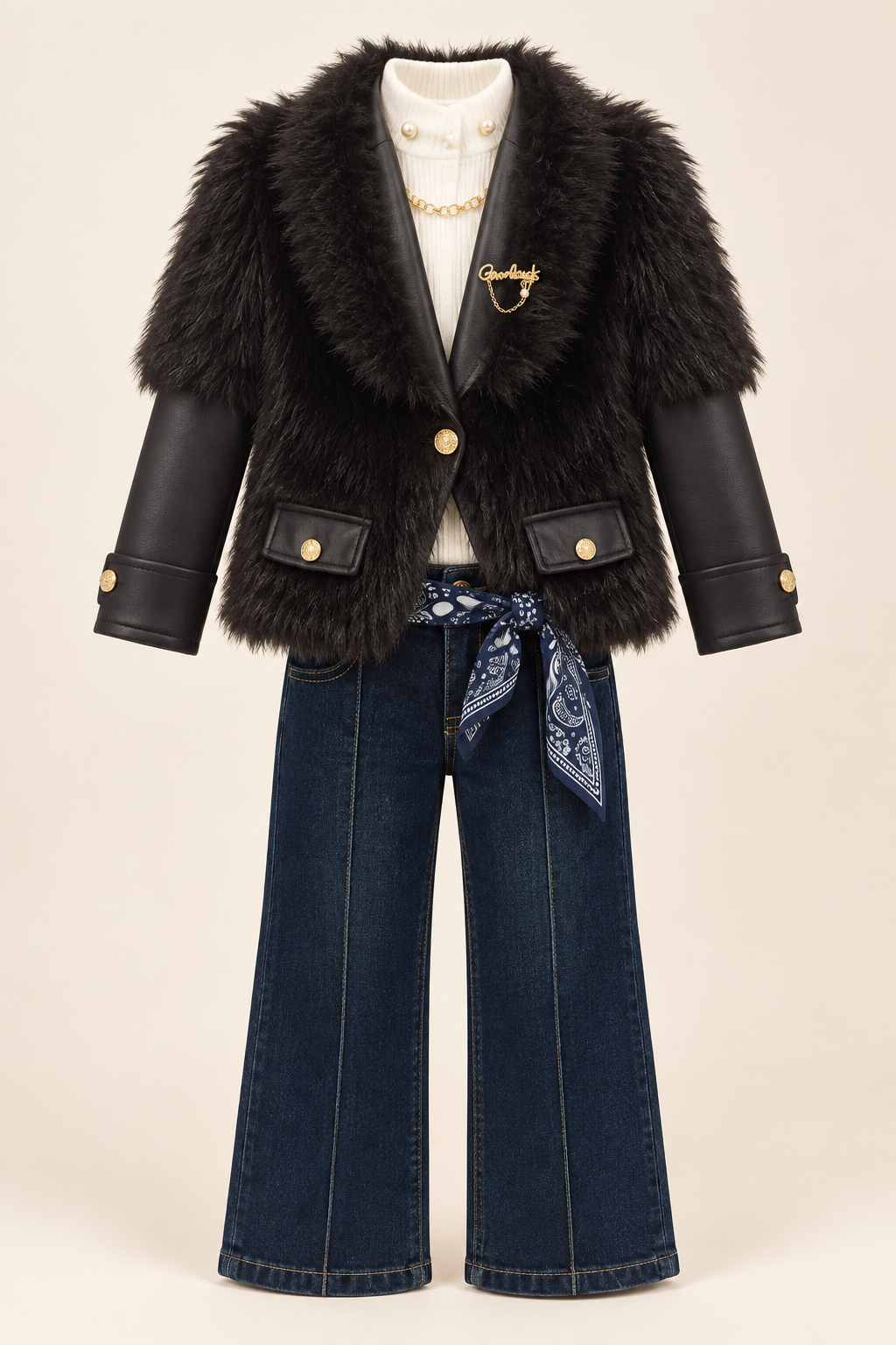 أسود / Black / Siyah — AI-generated styling