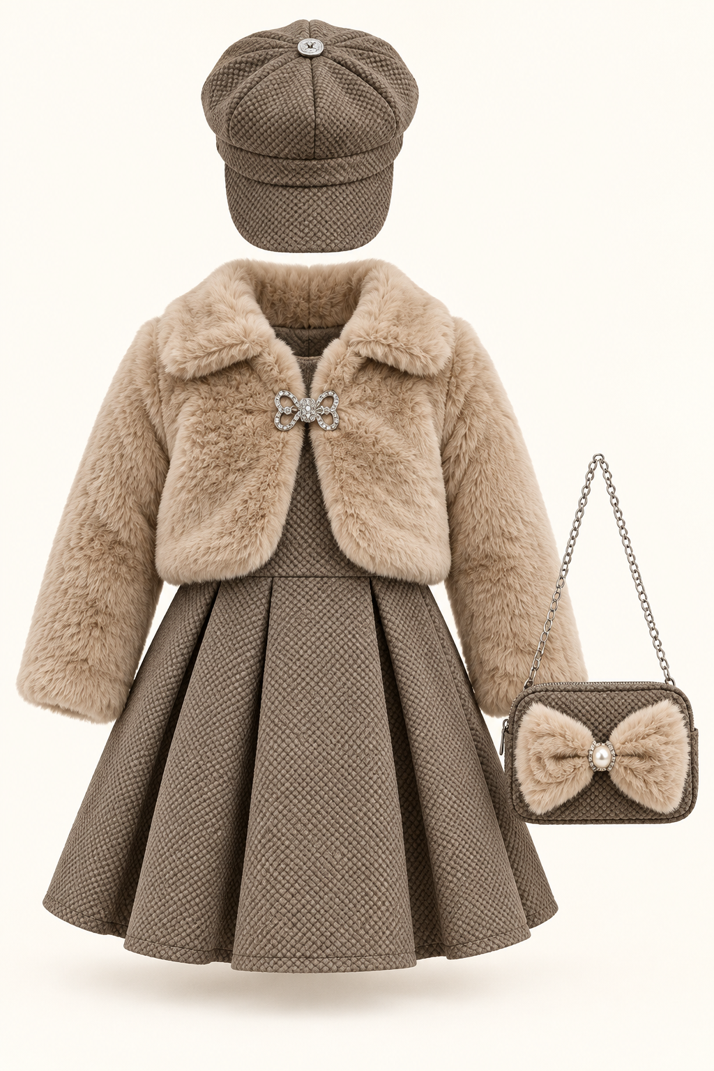 بيج وتان / Taupe & tan / Vizon ve taba — AI-generated styling