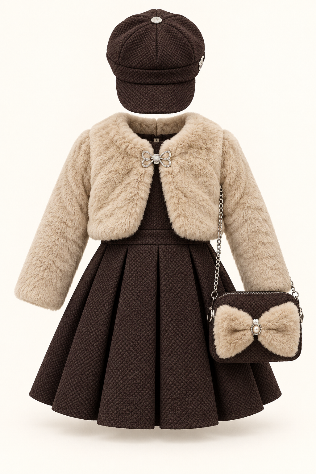 بني وبيج / Brown & beige / Kahve ve bej — AI-generated styling