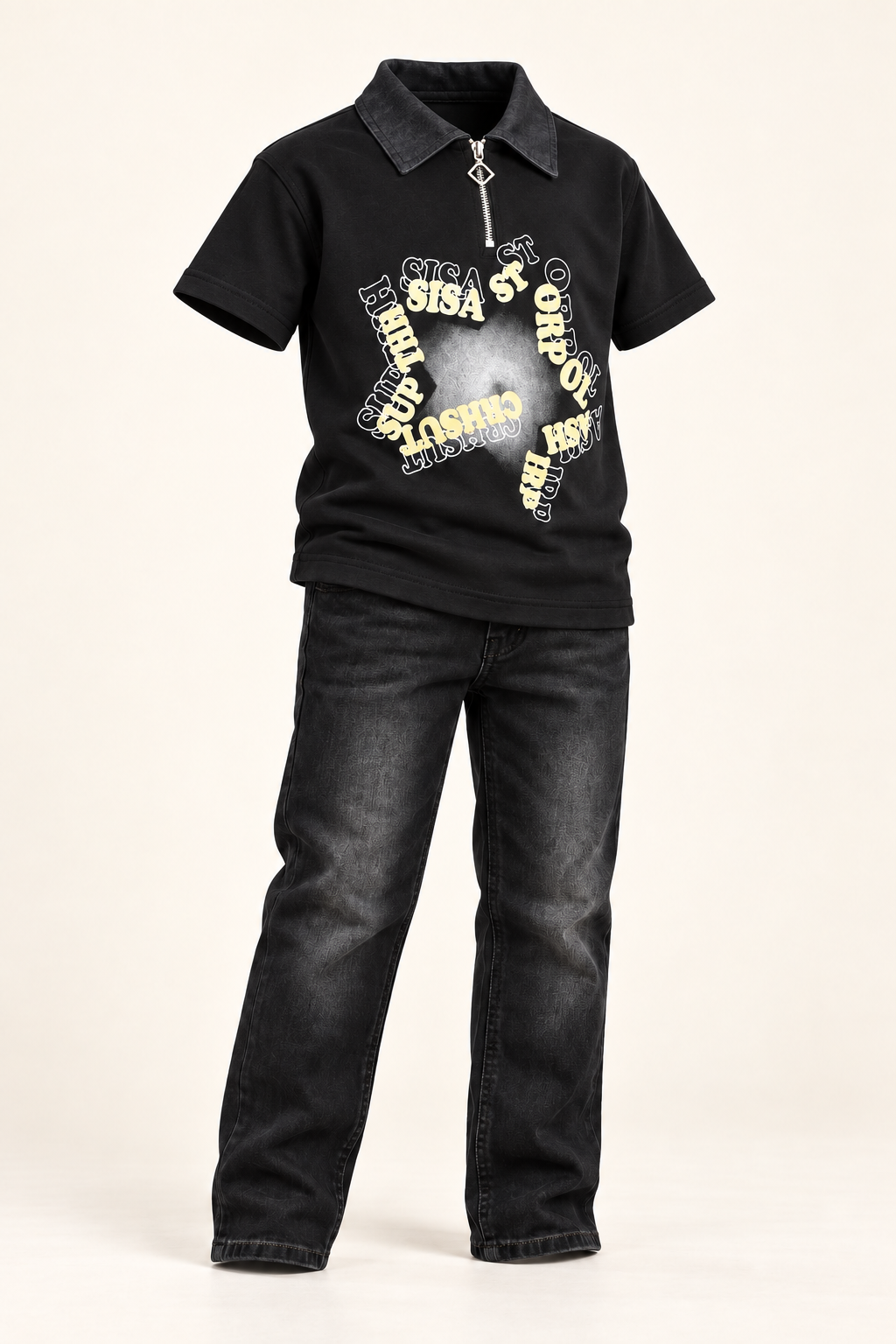 أسود / Black / Siyah — AI-generated styling