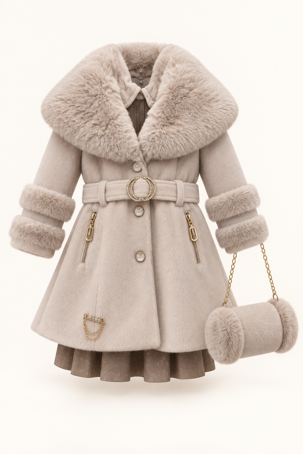 بيج رمادي / Greige / Gri bej — AI-generated styling