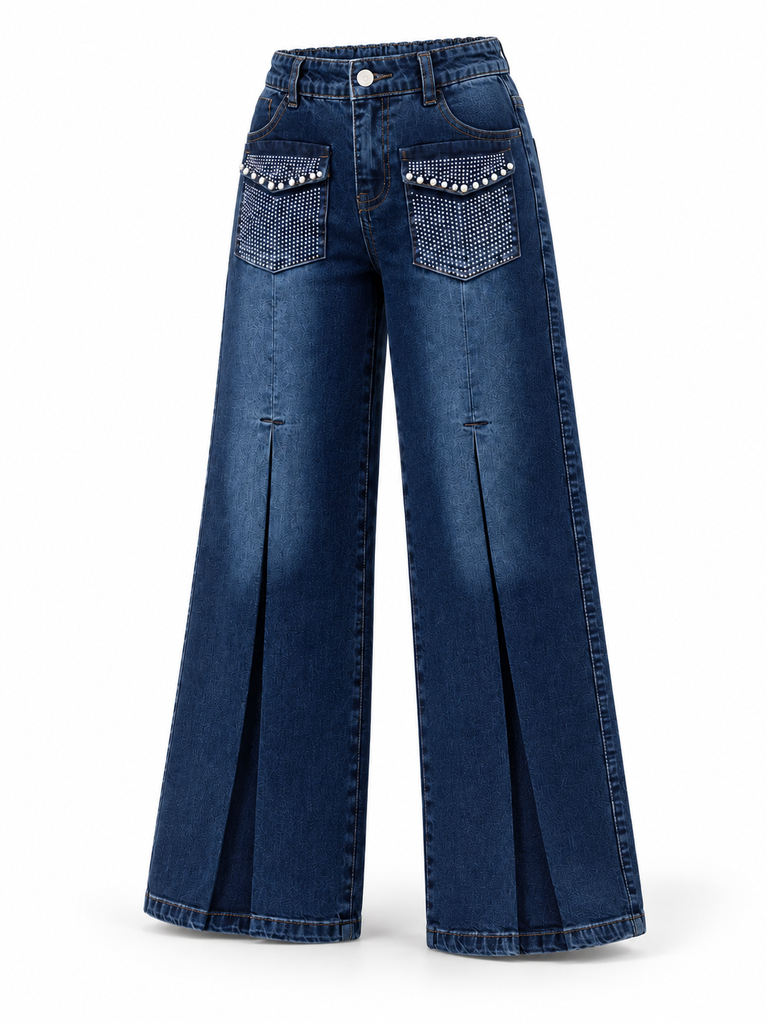 1900 — جينز أزرق داكن / Koyu mavi denim / Dark blue denim — عرض ثلاثي الأبعاد