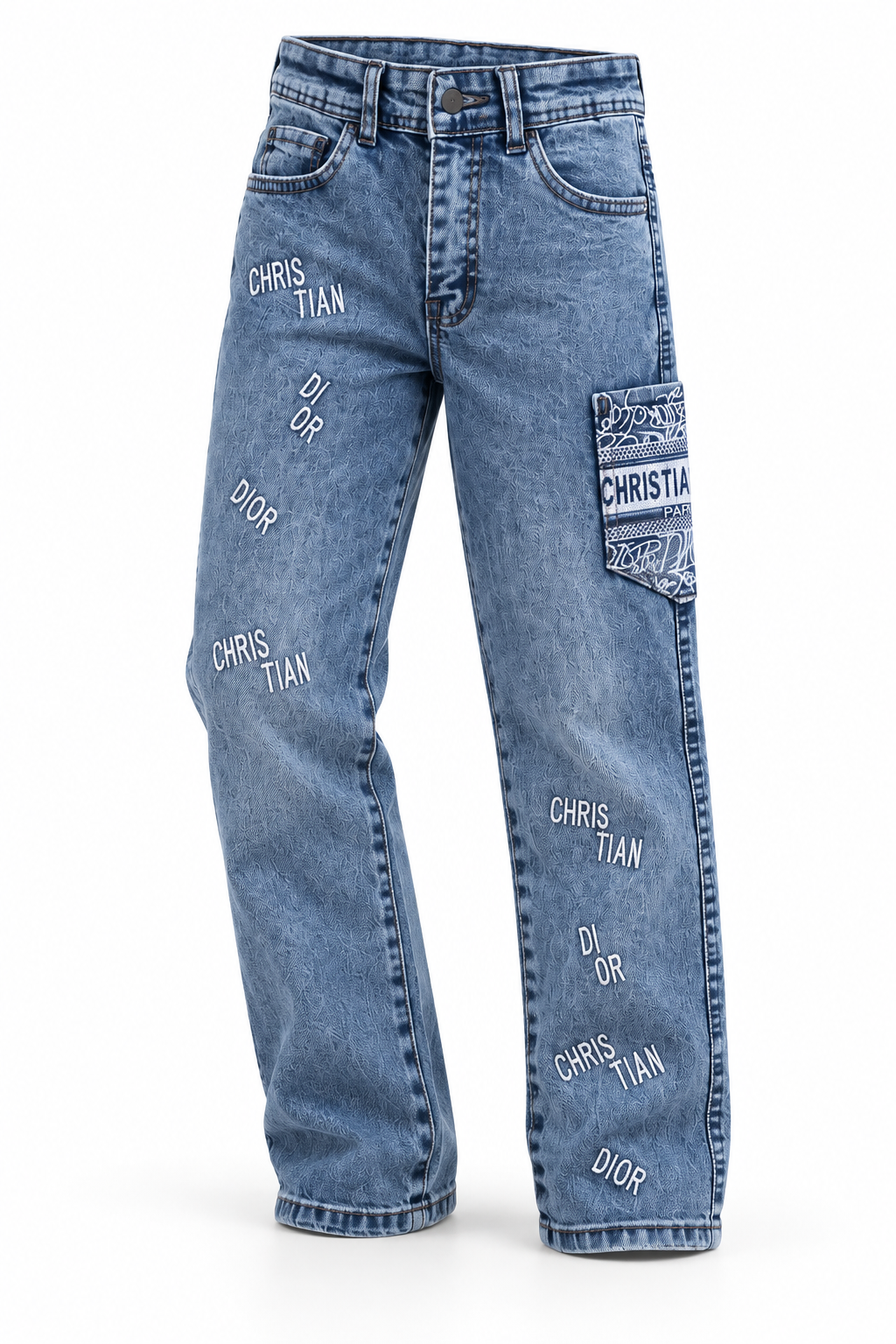 8522 — أزرق فاتح مغسول / Light washed blue / Açık yıkama mavi — عرض ثلاثي الأبعاد
