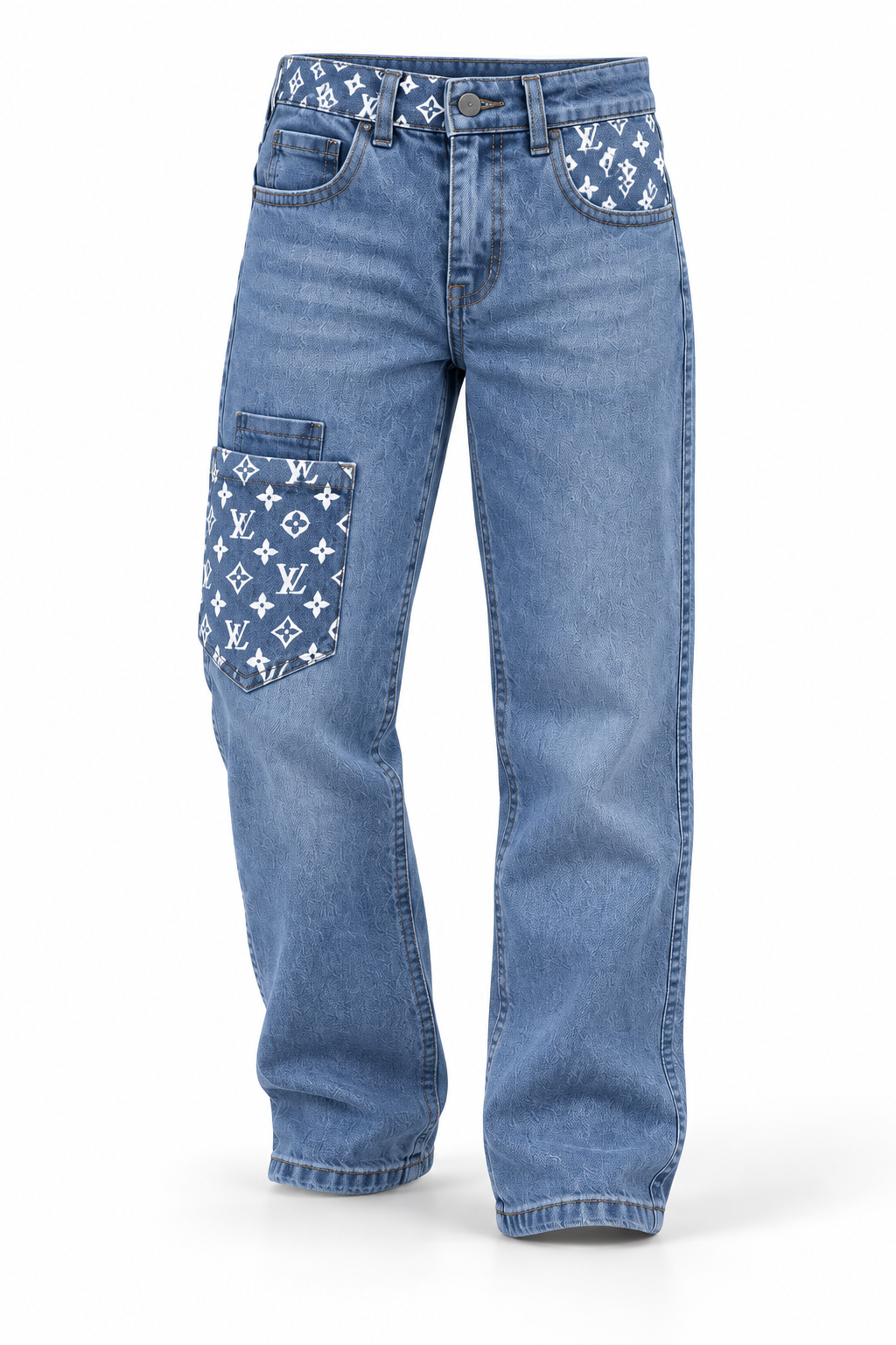 8520 — أزرق فاتح مغسول / Light washed blue / Açık yıkama mavi — عرض ثلاثي الأبعاد