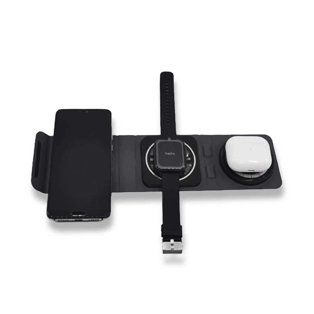 Kablosuz Şarj Standı (Telefon, Saat, Kulaklık)